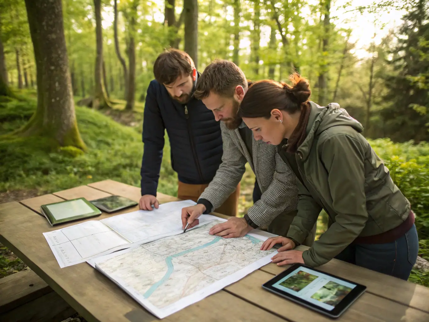 A photograph of club members participating in a wildlife conservation workshop, learning about habitat preservation and species monitoring techniques.